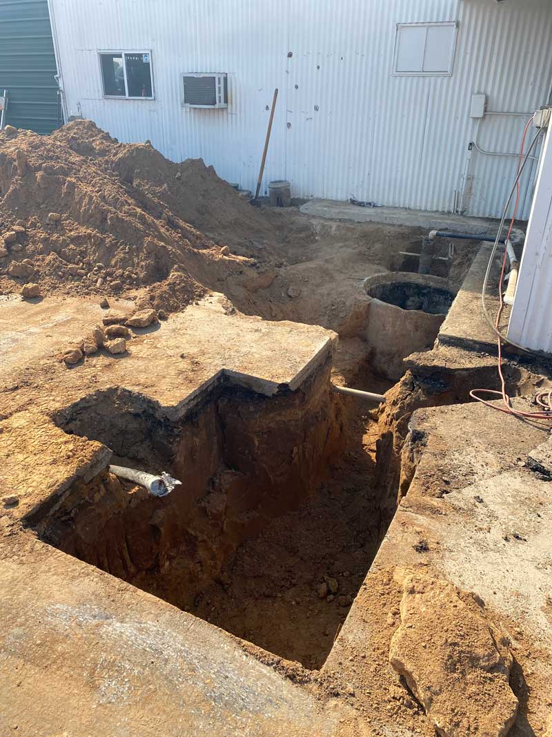 Septic abandonment inspection