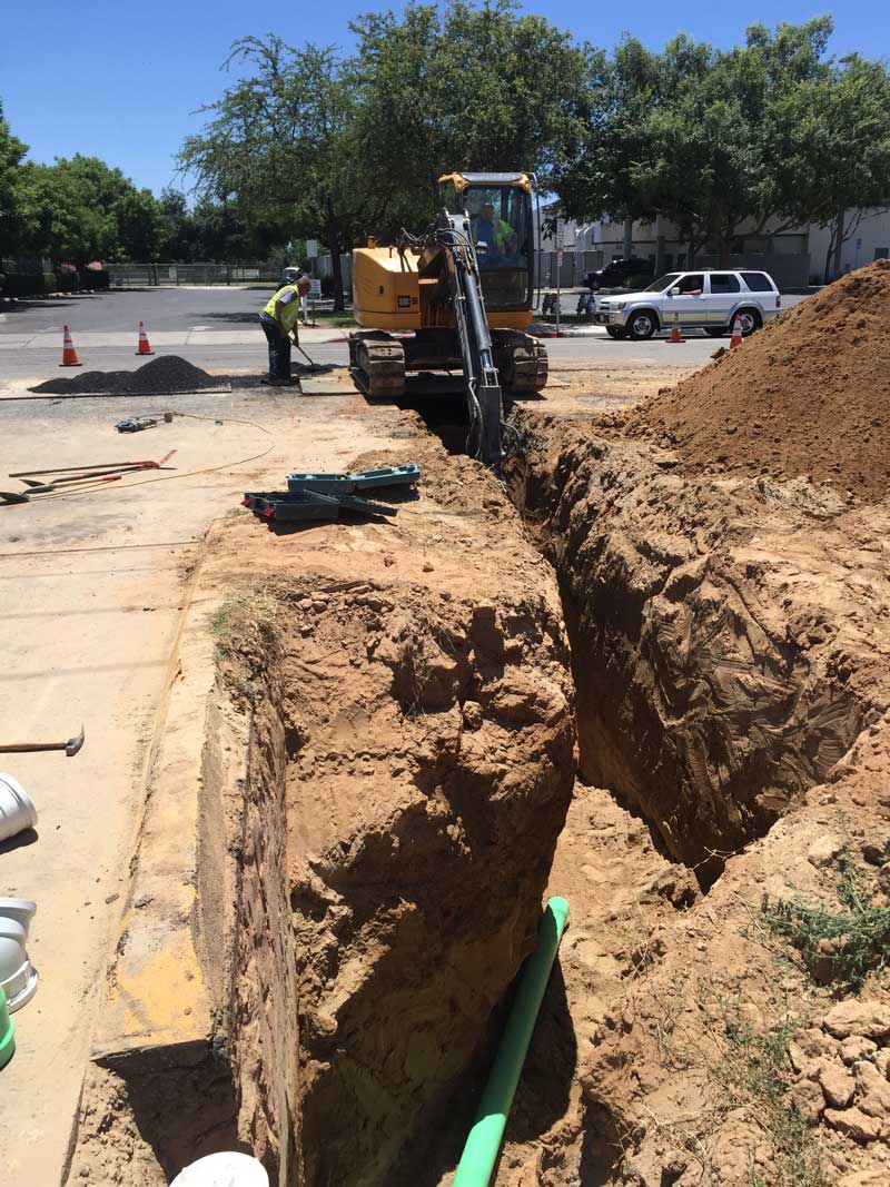 cost factors of sewer tie in